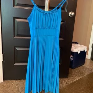 Beautiful blue pleated dress